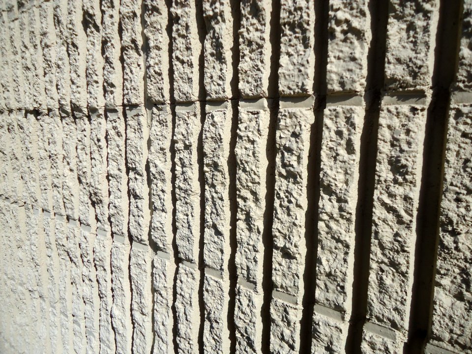 Surfaces exterior wall closeup view