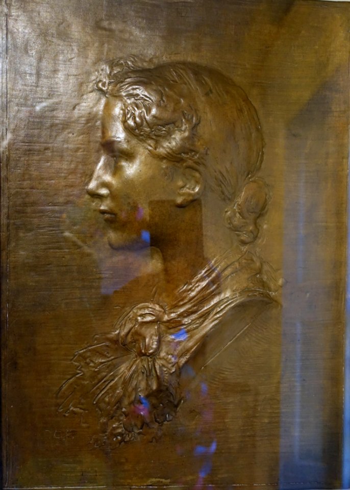 Susan Heywood Taft by Daniel Chester French, 1885, this cast 1924, bronze - Concord Museum - Concord, MA - DSC05734