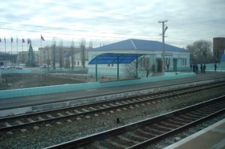 Surovikino railway station square
