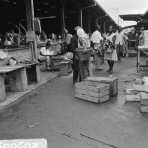 Suriname, markt in Paramaribo, Bestanddeelnr 920-3669