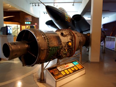 Svenska Flygmotor Volvo RM 6B or C at the Teknikens och Sjöfartens hus, Science and Maritime House pic2