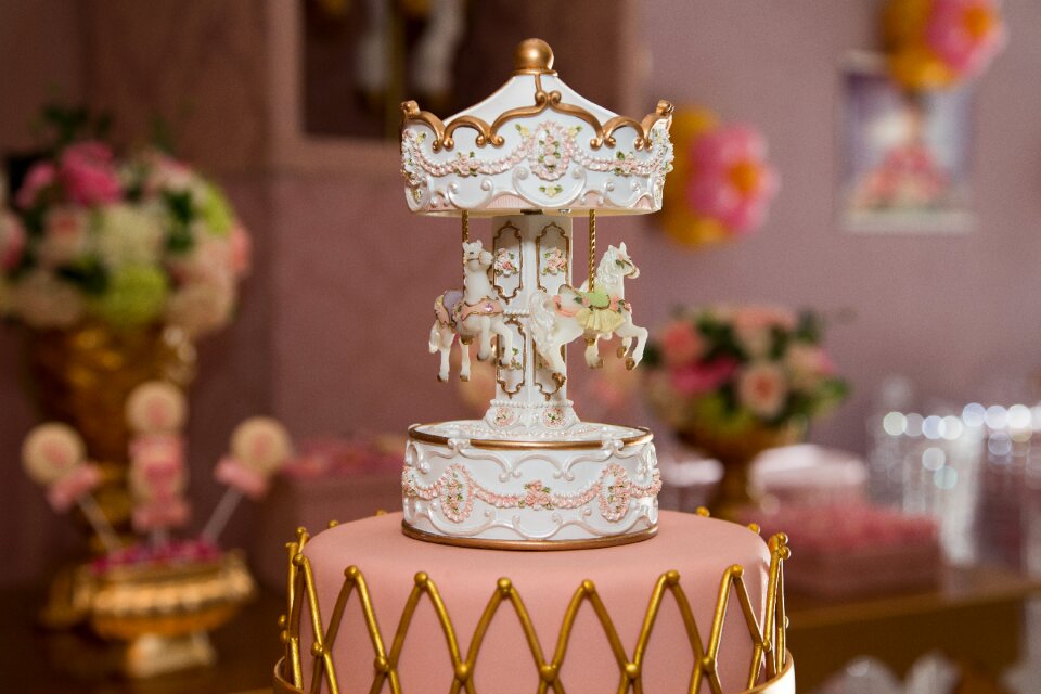 Cake party decoration