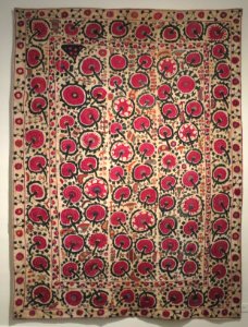 Suzani (bed cover) from Uzbekistan, Honolulu Museum of Art 933