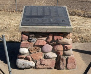 Survey monument JF00-072 surveyor plaque