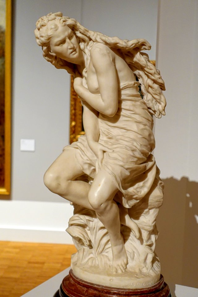 Susanna Surprised by Jean Baptiste Carpeaux, 1873, marble - Hessisches Landesmuseum Darmstadt - Darmstadt, Germany - DSC01214