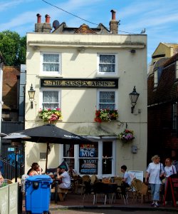 Sussex Tavern, East Street and 33–34 Market Street, Brighton (NHLE Code 1380471) (July 2019)