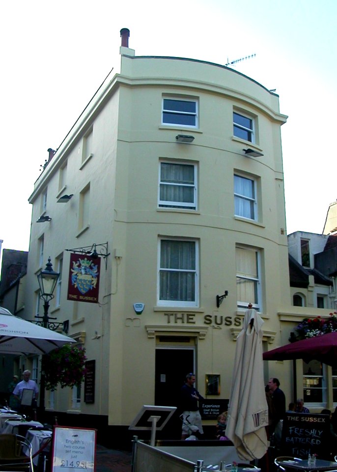 Sussex Tavern, East Street and 33–34 Market Street, Brighton (NHLE Code 1380471) (August 2010)