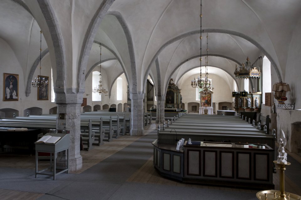 Svenska kyrkan i Tallinn - interiör-2