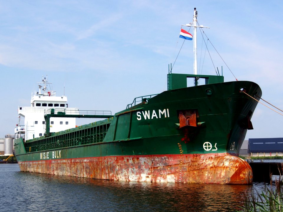 Swami - IMO 9100126 - Callsign C6WF8 at Amsterdam