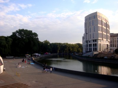 Svisloch river in Minsk - 3 - 2014 AD