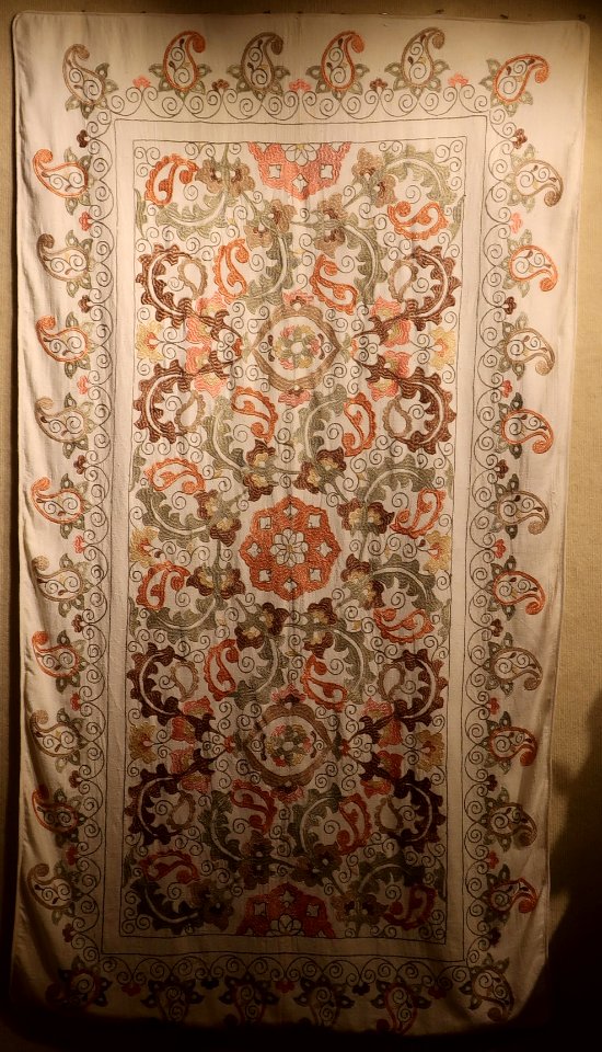 Suzani from Bukhara, Uzbekistan, Dilbar Khalimova, East-West Center