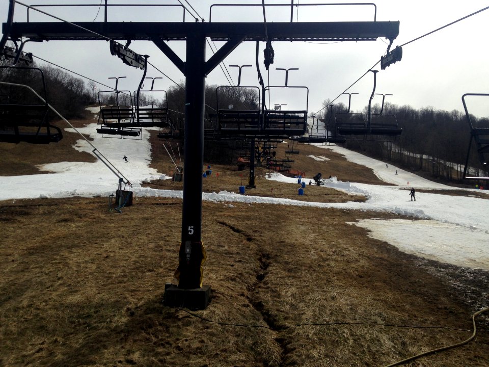 Swain ski resort March 9 2017 from main lift
