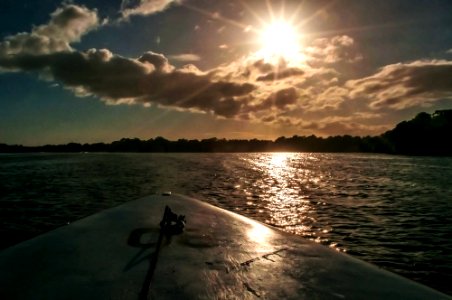 Sunset in La Restinga Lagoon
