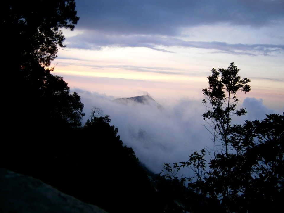 Sunset from National Park El Avila, Venezuela