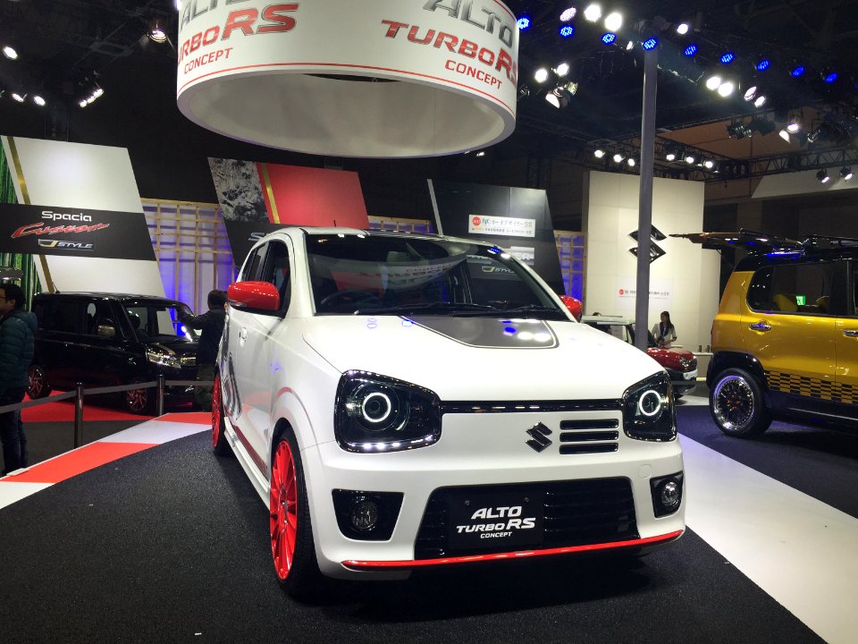 Suzuki Alto Turbo RS concept front - Tokyo Auto Salon 2015