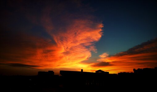 Guangdong ocean university sunset the scenery
