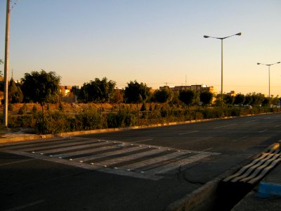 Sunset - Janbazan blv - lines - Nishapur 2