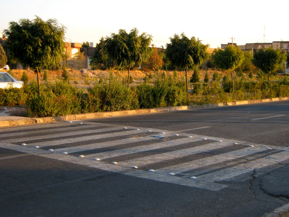 Sunset - Janbazan blv - lines - Nishapur 5