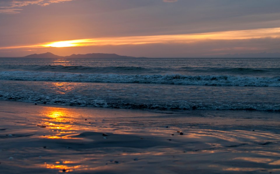 Sunset in La Guardia bay, Margarita Island