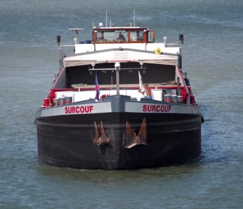 Surcouf, ENI 02319269 on the Rhine river near the locks of Marckolsheim, photo 2