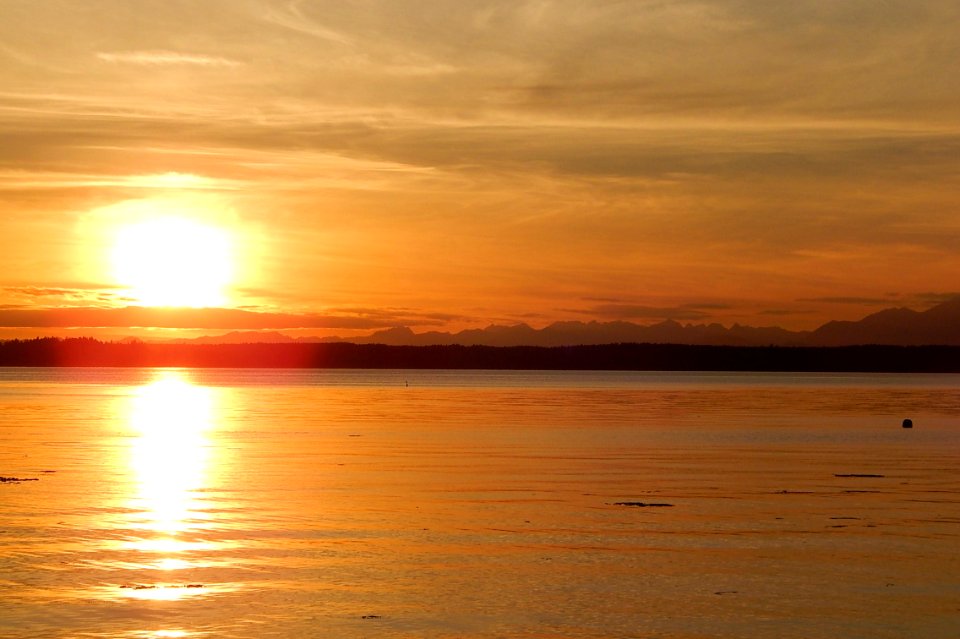 Sunset from Fox Island, Washington