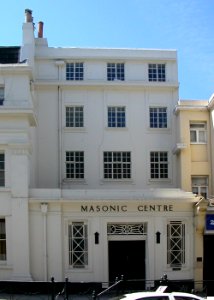 Sussex Masonic Centre, Queens Road, Brighton (NHLE Code 1380794) (October 2011)