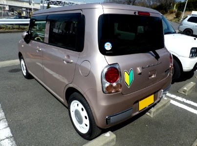 SUZUKI ALTO LAPIN Chocolat (HE22S) rear