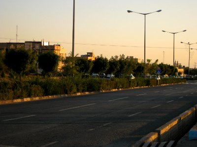 Sunset - Janbazan blv - lines - Nishapur 3
