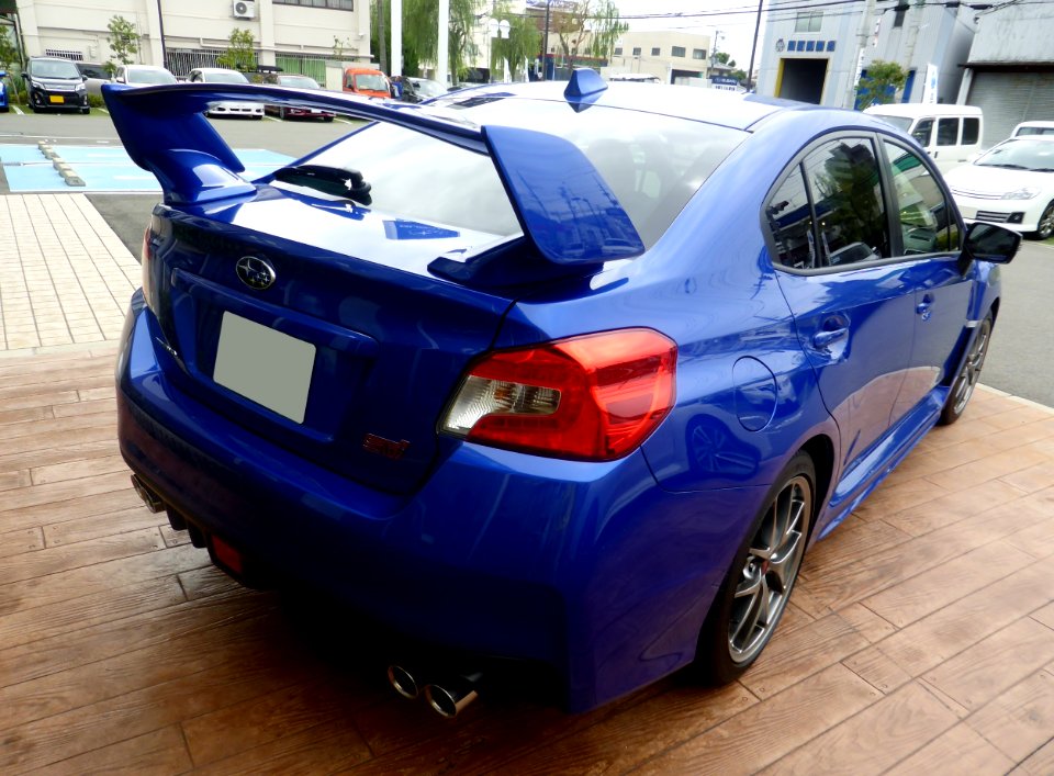 Subaru WRX STI Type S (VAB) rear