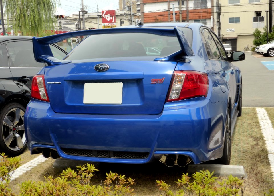 Subaru WRX STI 4door Spec C 18 inch tire model (GVB) rear