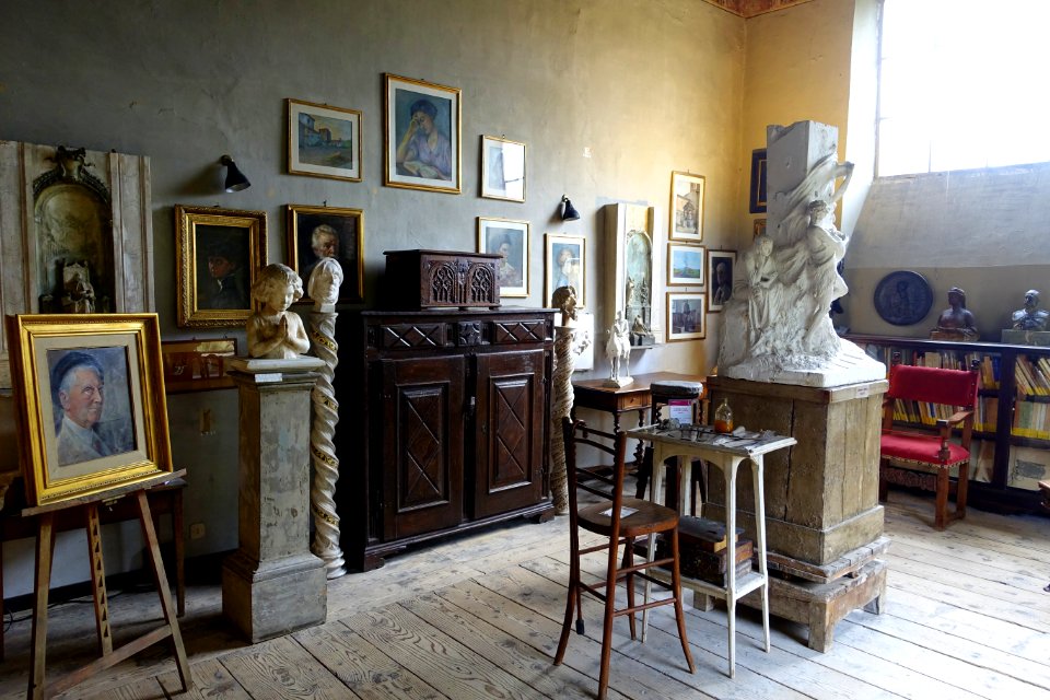 Studio - Museo Pietro Canonica - Villa Borghese - Rome, Italy - DSC05048