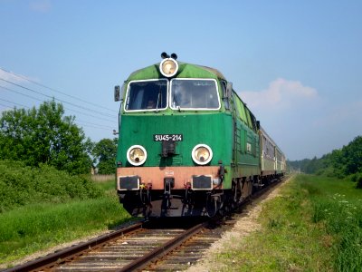 SU45-214, Литва, Мариямпольский уезд, перегон Моцкава - Тракишки (Trainpix 95820)