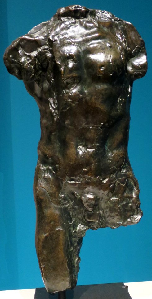 Study for Torso of the Walking Man by Auguste Rodin, Musée Rodin cast 10 of 12