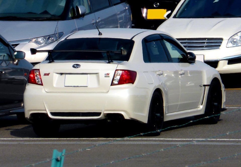 Subaru WRX STI tS type RA (GVB) rear