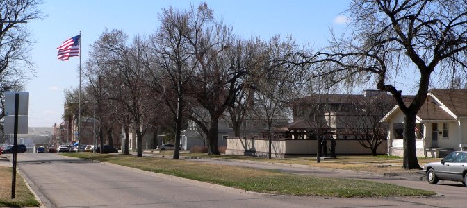 Sutton House (McCook, Nebraska) setting from NNE 3