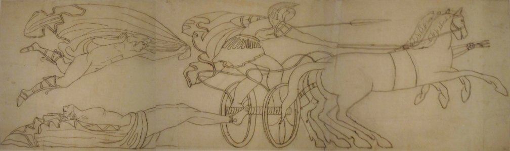 Study for relief sculpture by Bertel Thorvaldsen, Honolulu Museum of Art