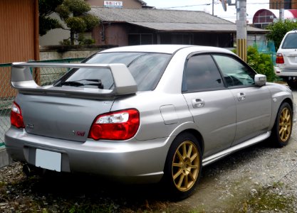 SUBARU IMPREZA WRX (GDB) rear