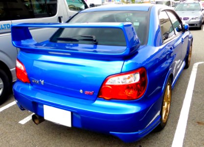 Subaru IMPREZA WRX STi (GDB) rear