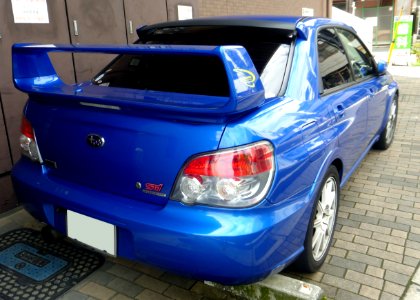 Subaru IMPREZA WRX STI (GH-GDB) rear
