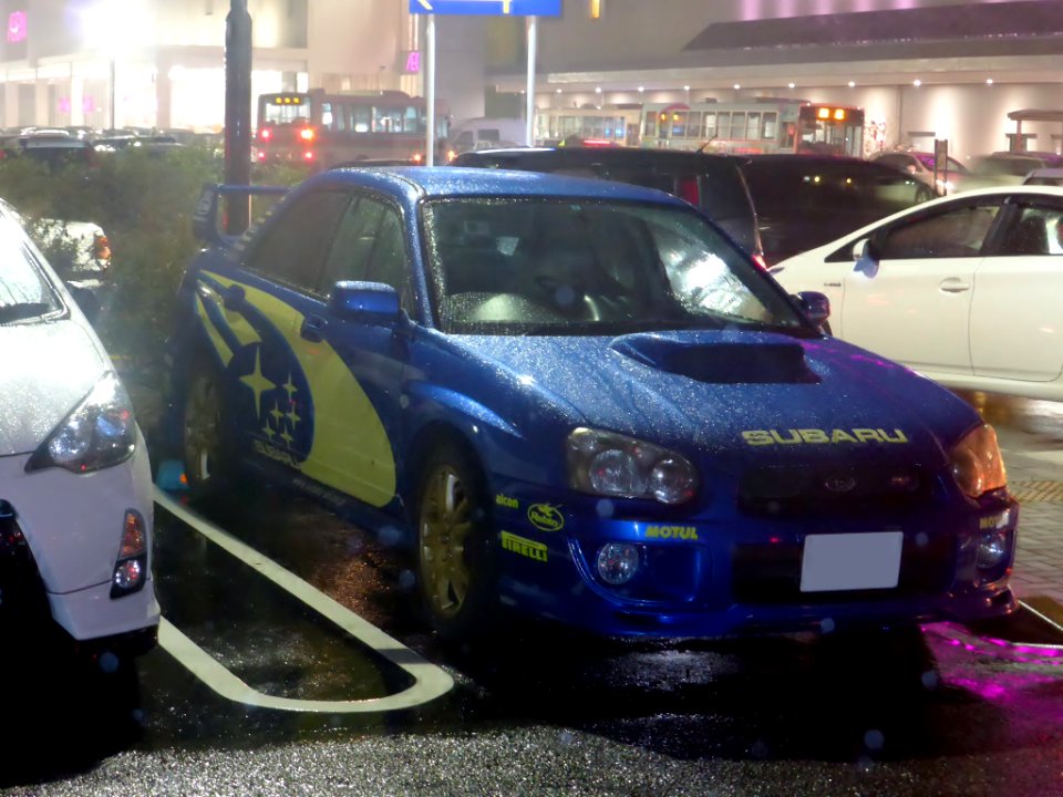 Subaru IMPREZA WRX STi (GDB) rally car replica front