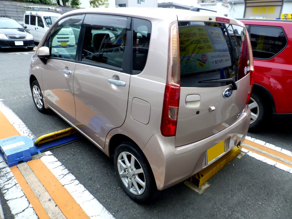 Subaru STELLA Ｌ Limited idling-stop (LA100) rear