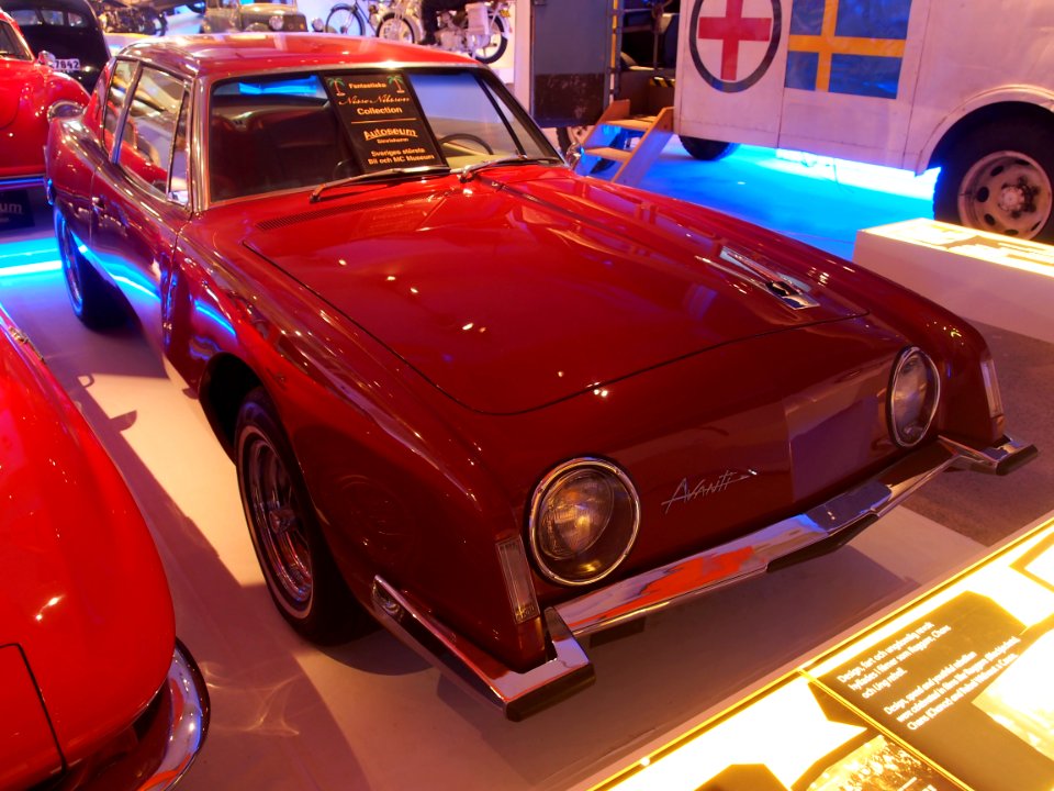 Studebaker Avanti at the Teknikens och Sjöfartens hus, Science and Maritime House pic4