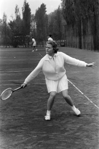 Studenten tenniskampioenschappen te Leiden Mej Henny van Rijn, Bestanddeelnr 915-2046