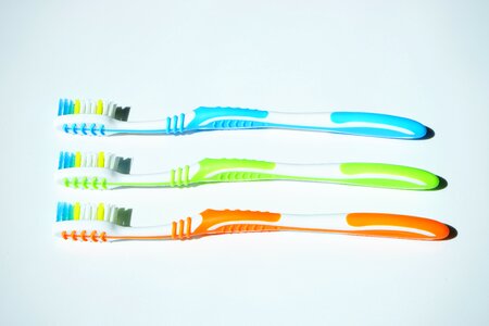 Dental care dental hygiene toothbrush head photo