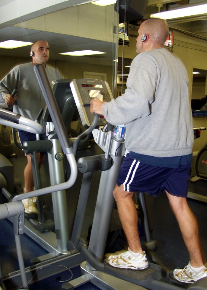 Elliptical bike cardio training physical condition