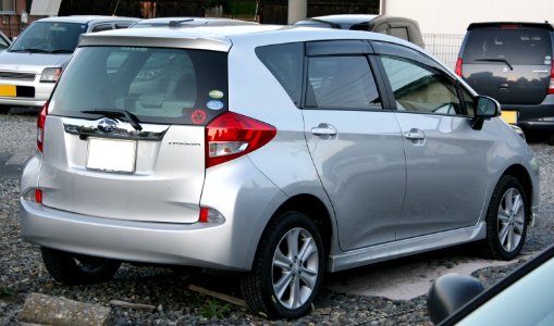 Subaru Trezia rear