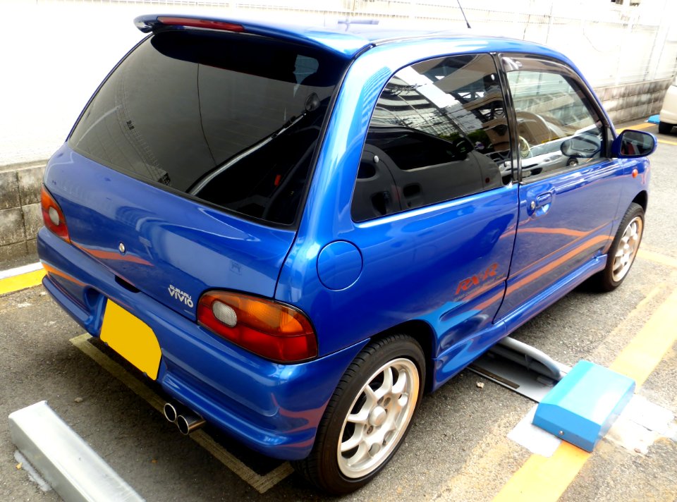 Subaru VIVIO RX-R (KK4) rear