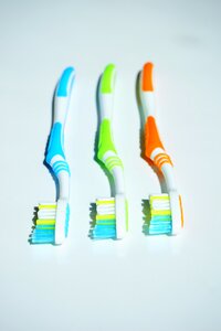 Dental care dental hygiene toothbrush head photo