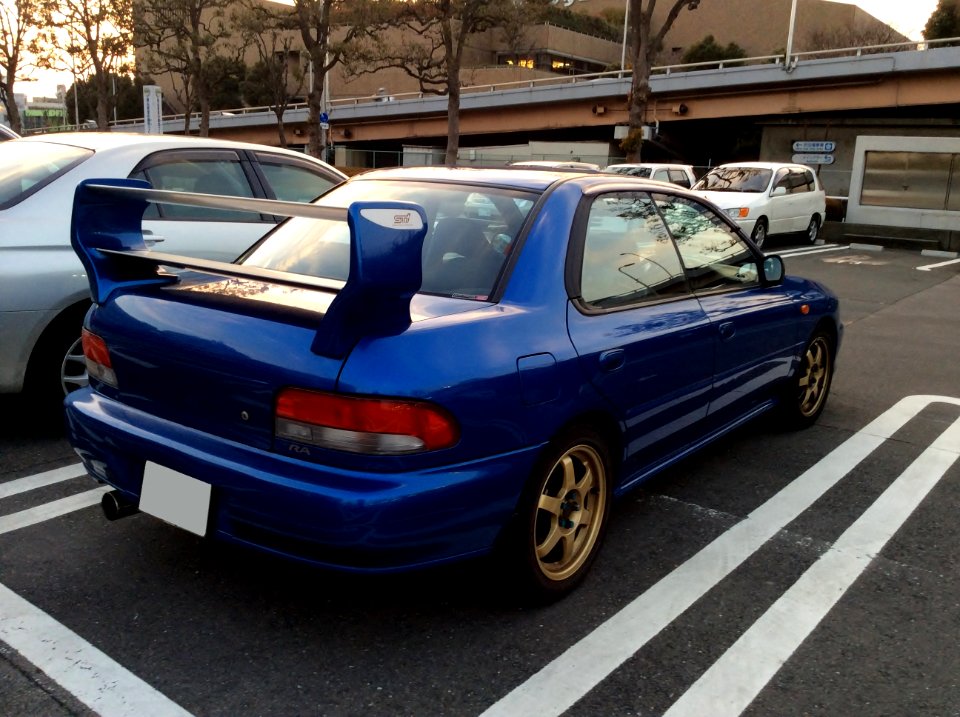 Subaru Impreza WRX type RA STi (GC) rear