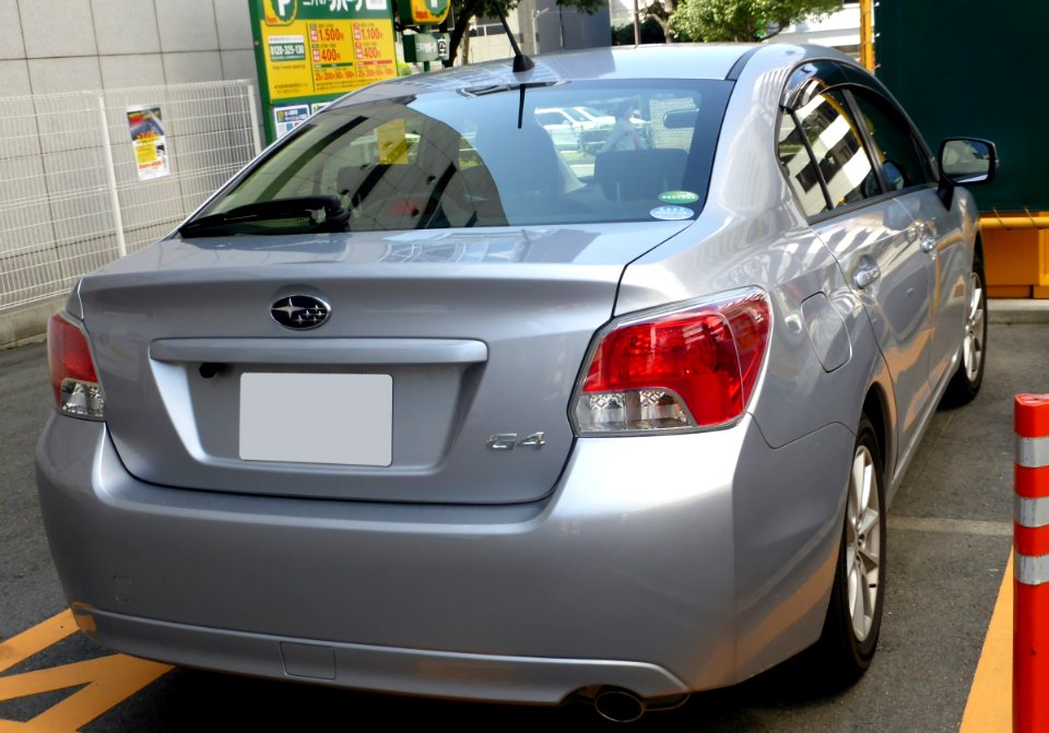Subaru IMPREZA G4 2.0i (GJ6) rear
